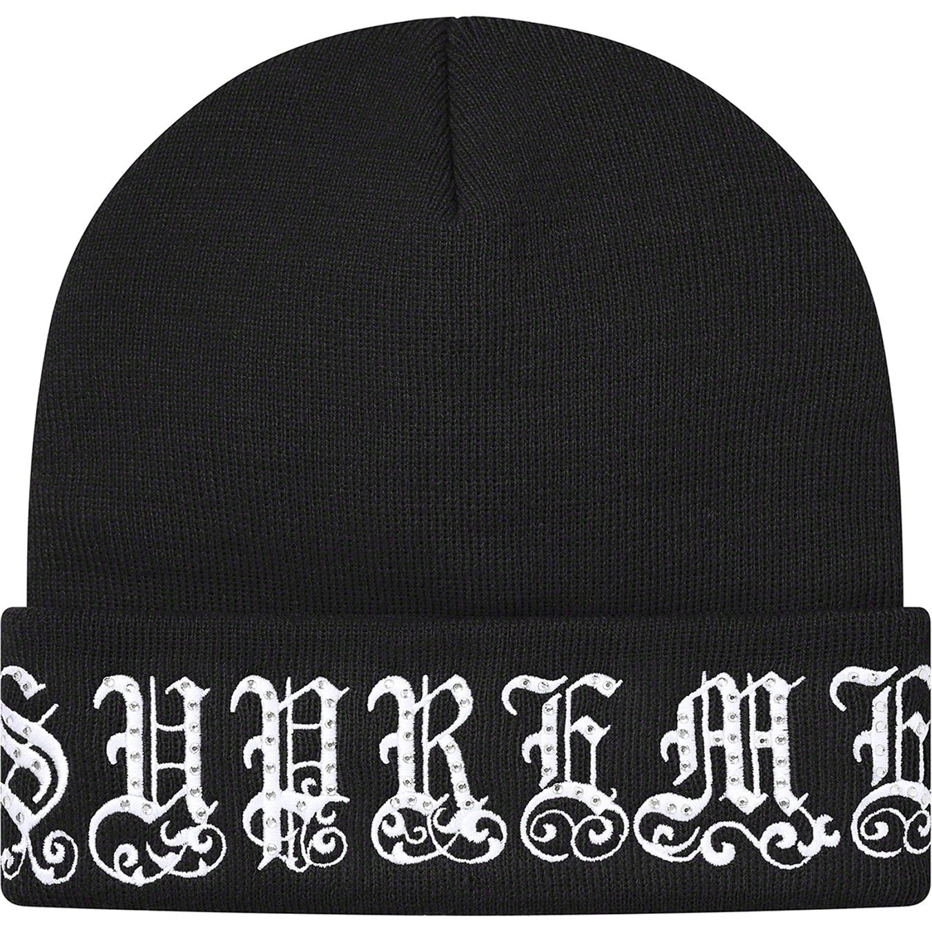 Old English Rhinestone Beanie view 6